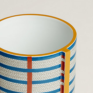 Perimetre Basket Osier high vase, small model | Hermès USA